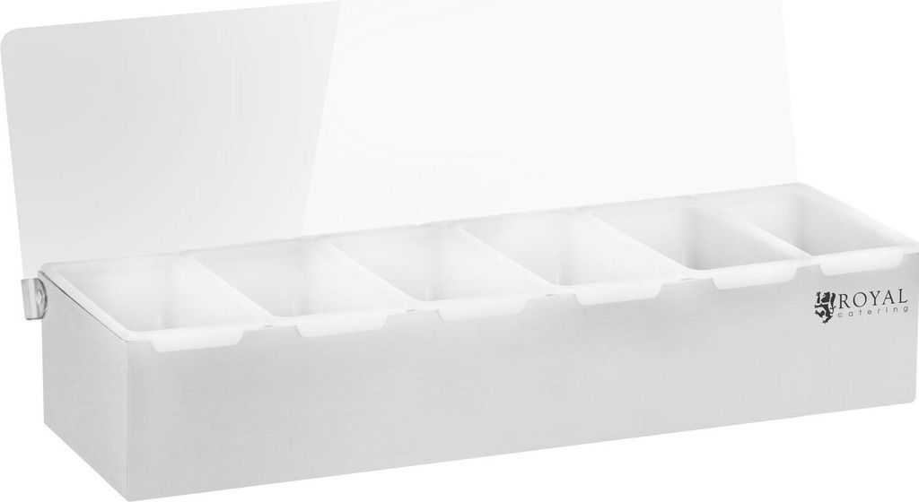 Nádoba na ingredience Royal Catering - nerezová ocel/PP - 6 Obrázek produktu 2