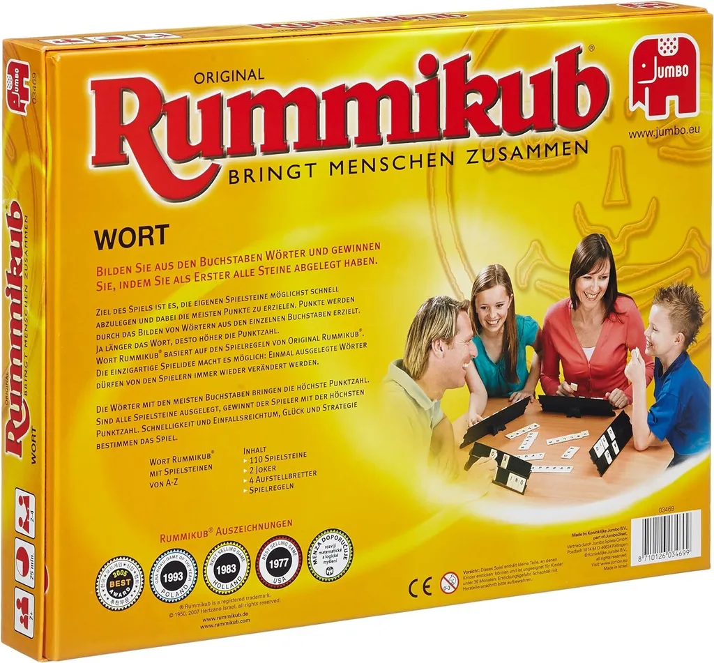 Comment s'amuser en apprenant ? Découvrez le Rummikub Mot Jumbo 03469 - 16