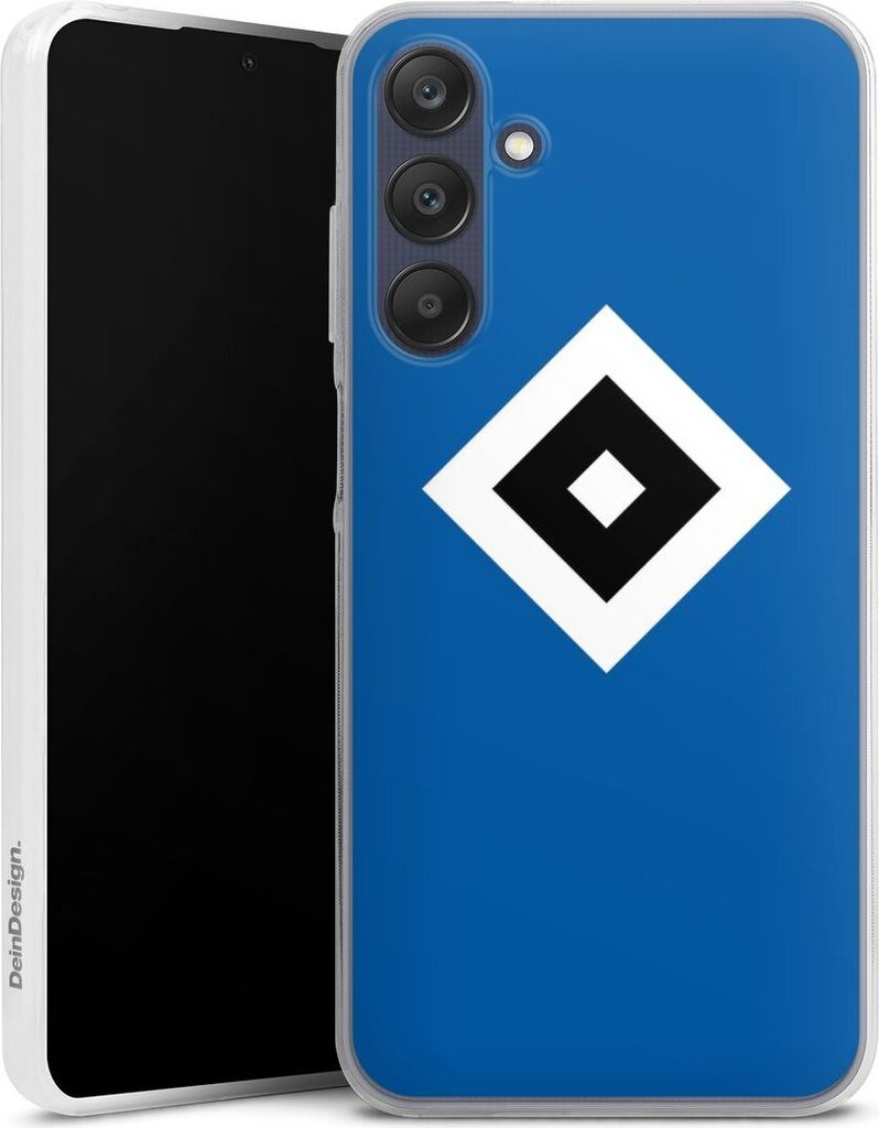 DeinDesign Slim Hülle für Samsung Galaxy A25 5G Silikon Case Ultra Dünn Handyhülle HSV Hamburger SV Logo