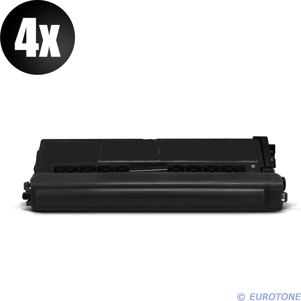 4x Eurotone Toner Alternative für Brother TN900BK Black Schwarz