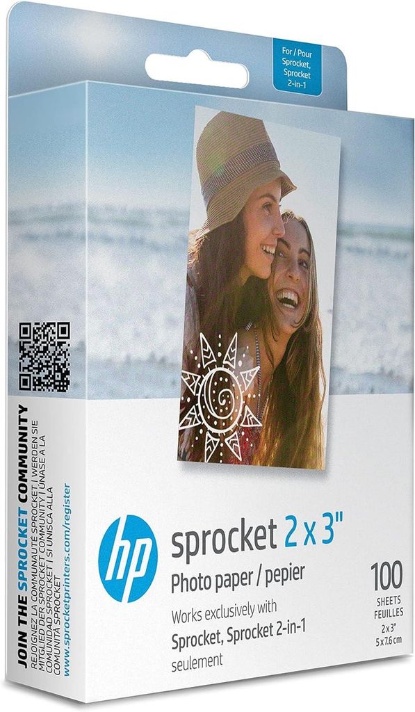 Wkład / Wkłady / Film / Papier do HP Sprocket 2in1 - 100 Zdjęcie produktu 