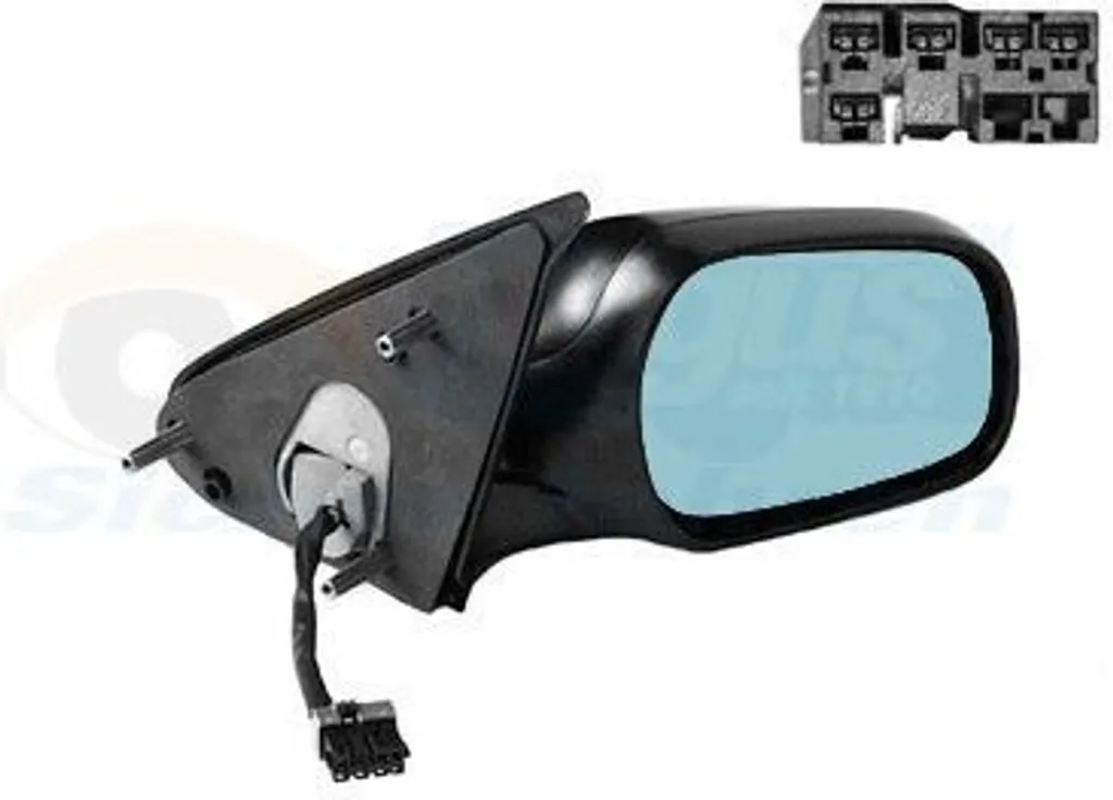 Rétroviseur droit Van Wezel 0955808 pour Citroën Xsara N1 chauffant
