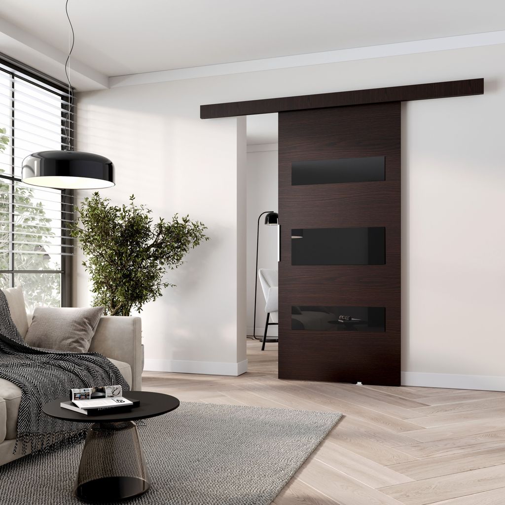 Schiebetür BARRET 4 - 86 cm, Wenge