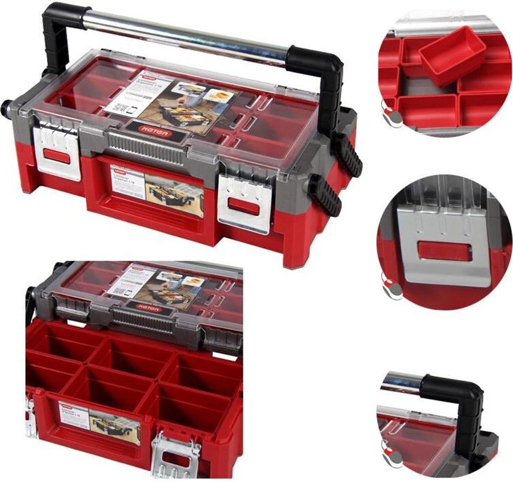 Keter Freischwinger 2 Werkzeugkasten Organisator 18" Produktbild 