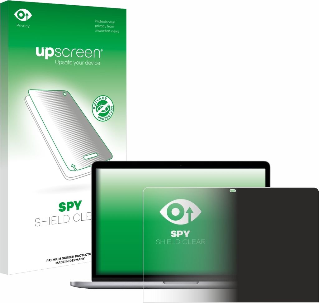 Für Apple MacBook Pro 13" M1 2020 Sichtschutzfolie Schutzfolie upscreen Anti-Spy Privacy Sichtschutz Blickschutz Display Schutz Folie Blaulichtfilter