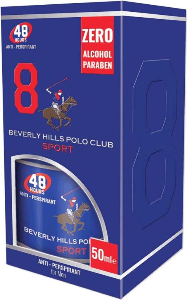 BEVERLY HILLS Polo Club 8 Roll-on Antitranspirant Herren 50 ml