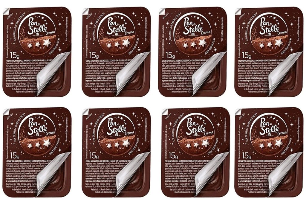 Crème à tartiner  portion individuelle 8 x 15 g  - Pan di Image du produit 