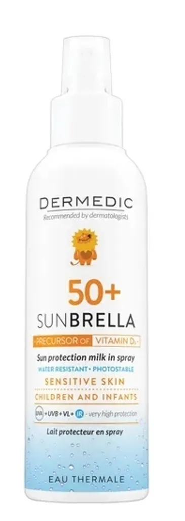 Spray Solaire SPF 50+ Enfant Dermedic Sunbrella 150ml Spécial Baignade