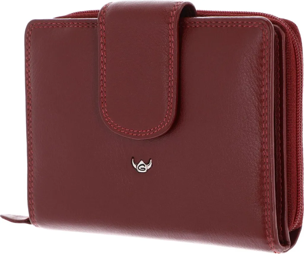 Golden Head Polo Portafoglio Rosso Pelle RFID: Tradizione e Sicurezza