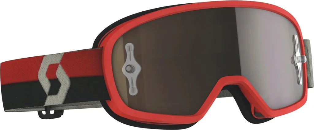Équipement Motocross Enfant Scott Buzz Pro Rouge Gris Masque de Cross