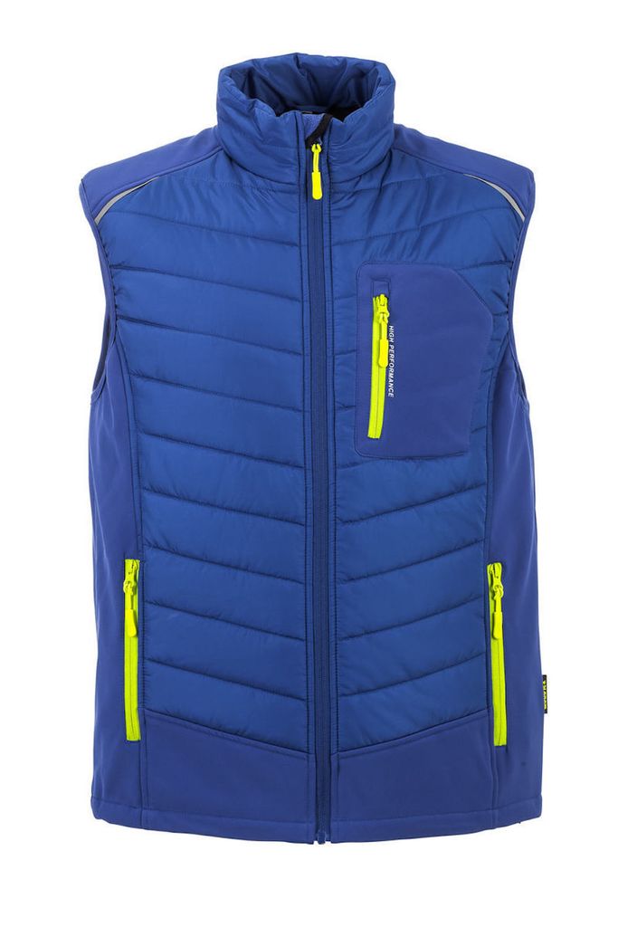 PLANAM Stretchline Winterweste kornblau Größe 4XL