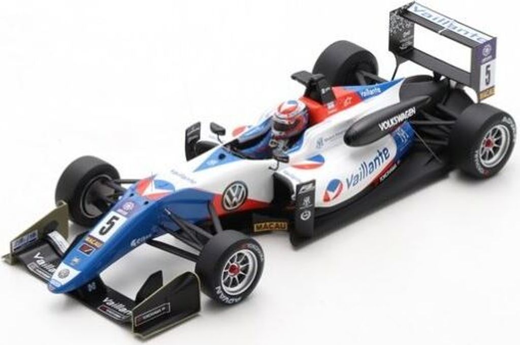 DALLARA F3 #5 Team Carlin FIA F3 World Cup GP Macau 2017 Sacha Fenestraz - Limitiert 500ex, SPA18MV02, Maßstab1/18, SPARK