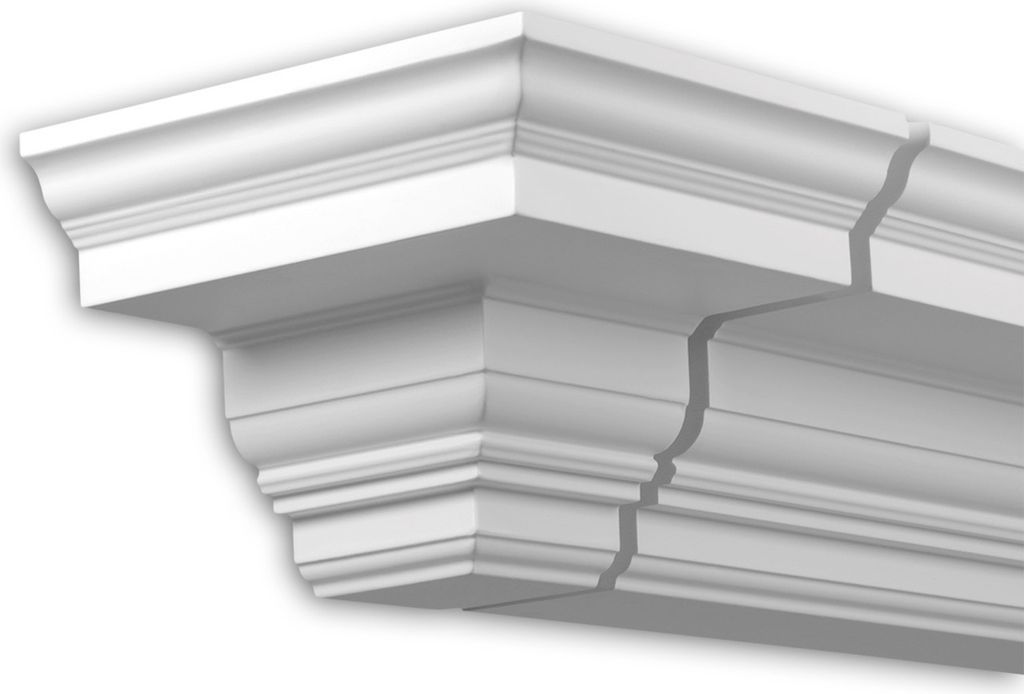 Profhome 431331 Stirnelement Fassadenstuck Zierelement Fassadenelement