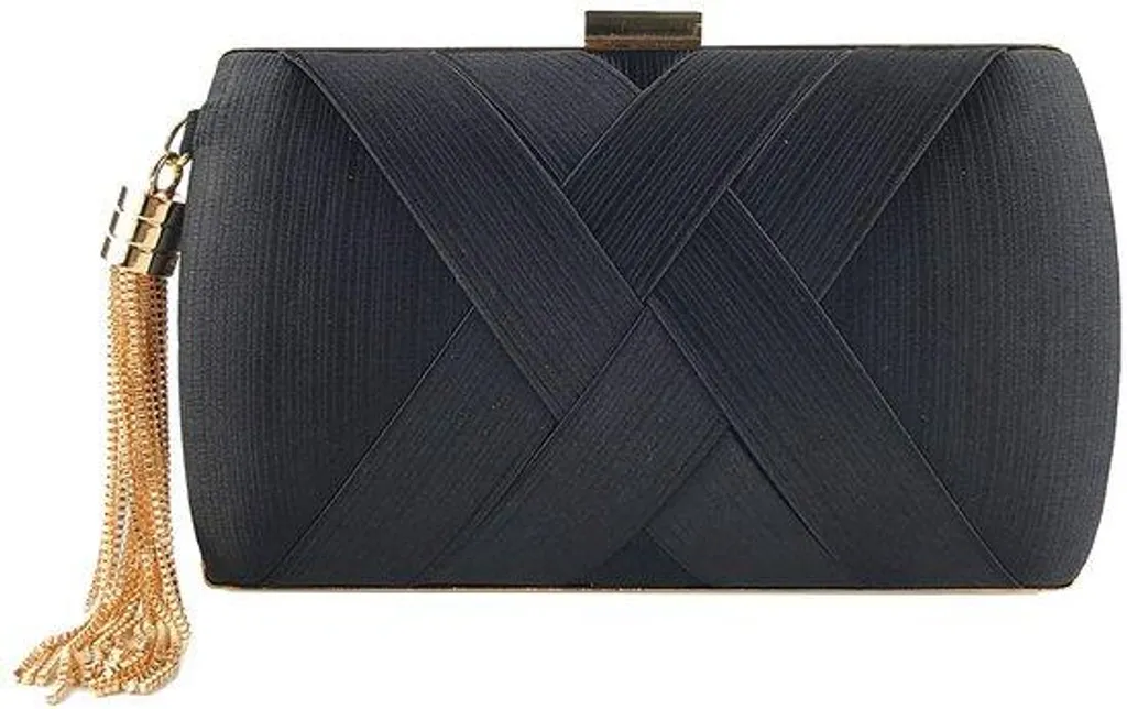Pochette de soirée en satin rigide sac à main anti-déformation femme