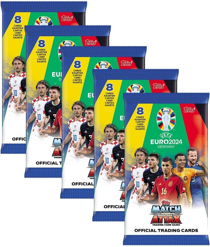 Match Attax UEFA EURO 2024 Germany - 5 Booster Produktbild 