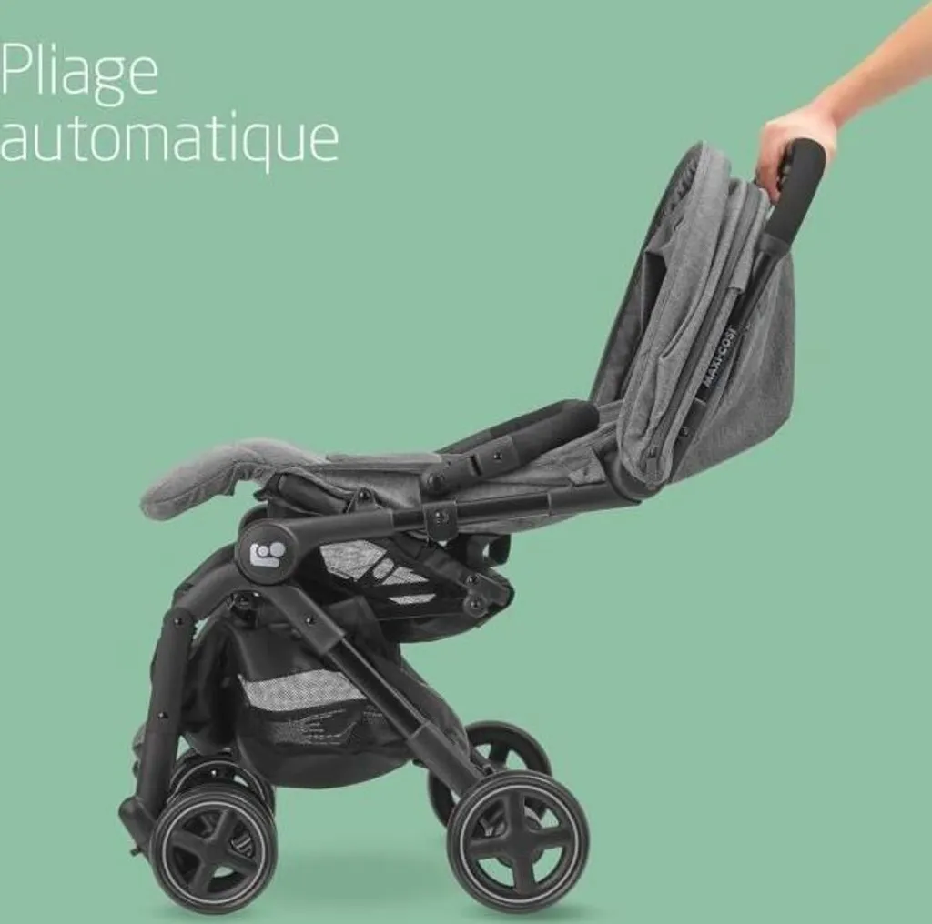 Maxi-Cosi Lara 2 Poussette Gain de Place 22kg Pliage Facile Select Grey