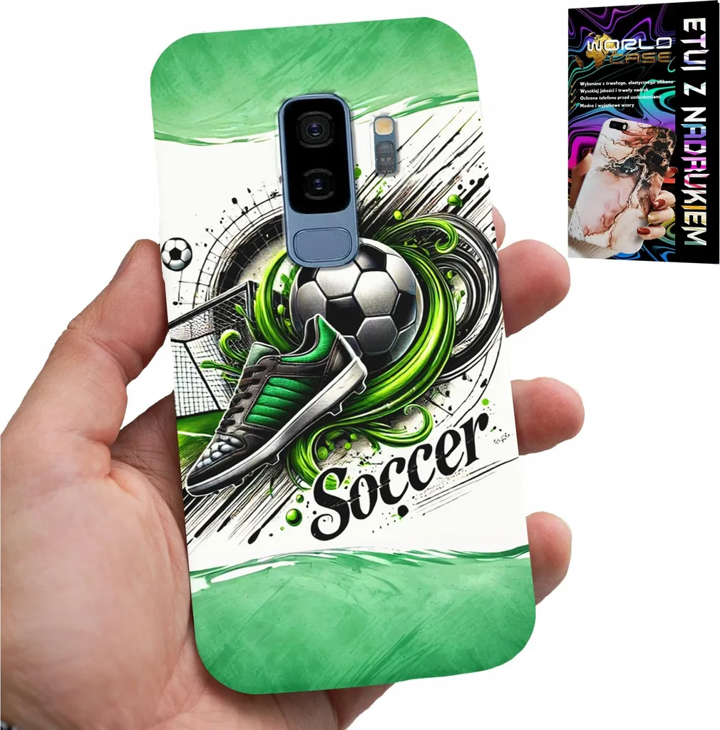 Regalo Perfetto: Cover Calcio Samsung S9 Plus + Pellicola Vetro