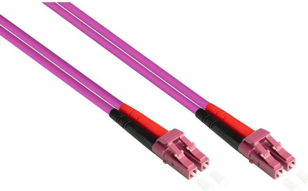 Patchkabel LWL Duplex OM4 LC-LC 30 m LSZH