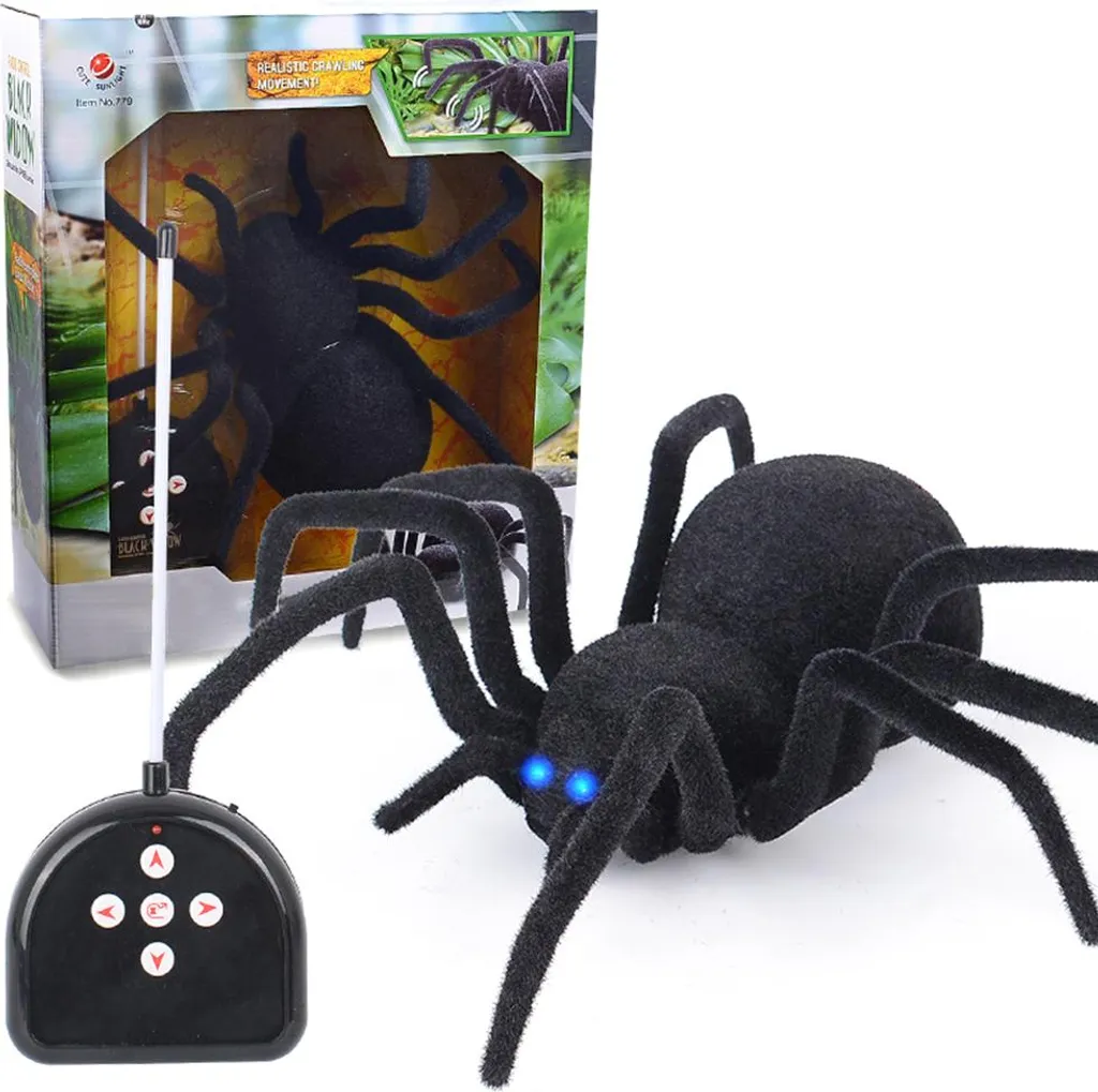 Accessoire Farce Halloween Araignée Télécommandée pour Soirée à Thème - 3