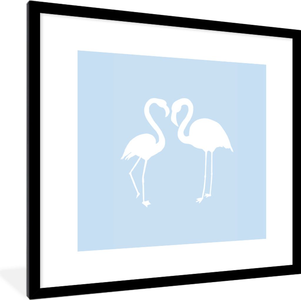 MuchoWow® MuchoWow® Gerahmtes Poster Flamingo - Produktbild 