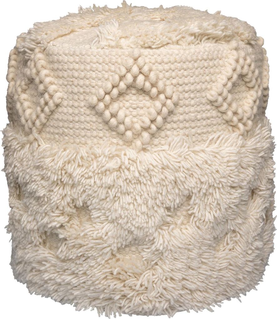 Pouf Bohist 100 Natural 35cm x 35cm