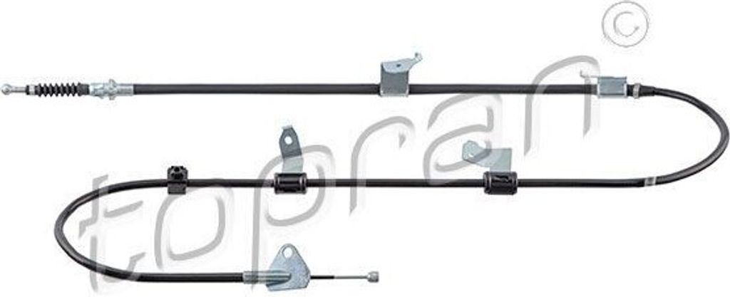 TOPRAN 631 771 - OE 46430 02130 Handbremsseil, hinten links für Auris (E15), Auris (E18)