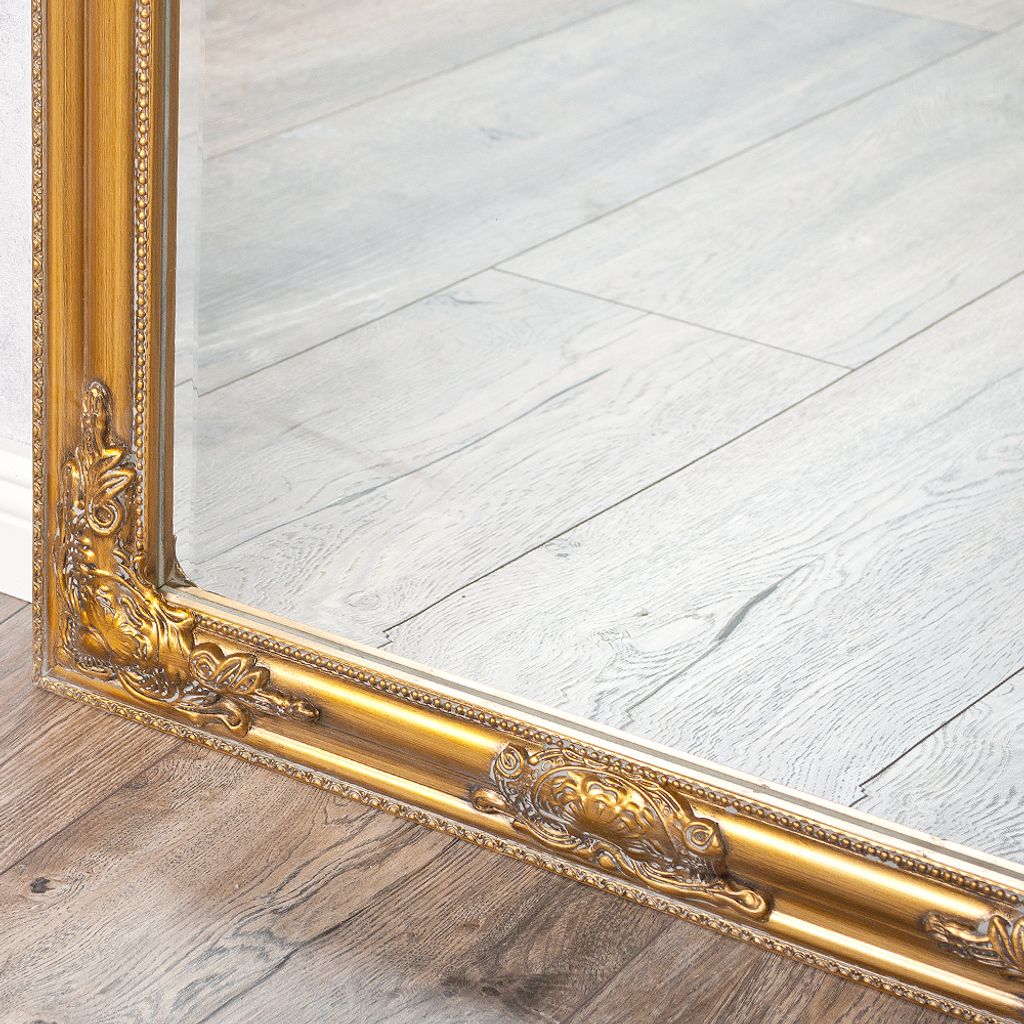 Eleganter Barock Spiegel BESSA 180x60cm gold-antik Produktbild 8