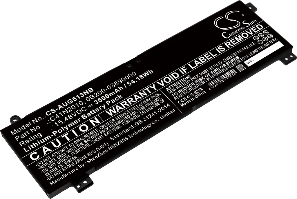 Batterie Ordinateur Portable pour Asus ROG Strix G15 G513IH-HN002 56Wh