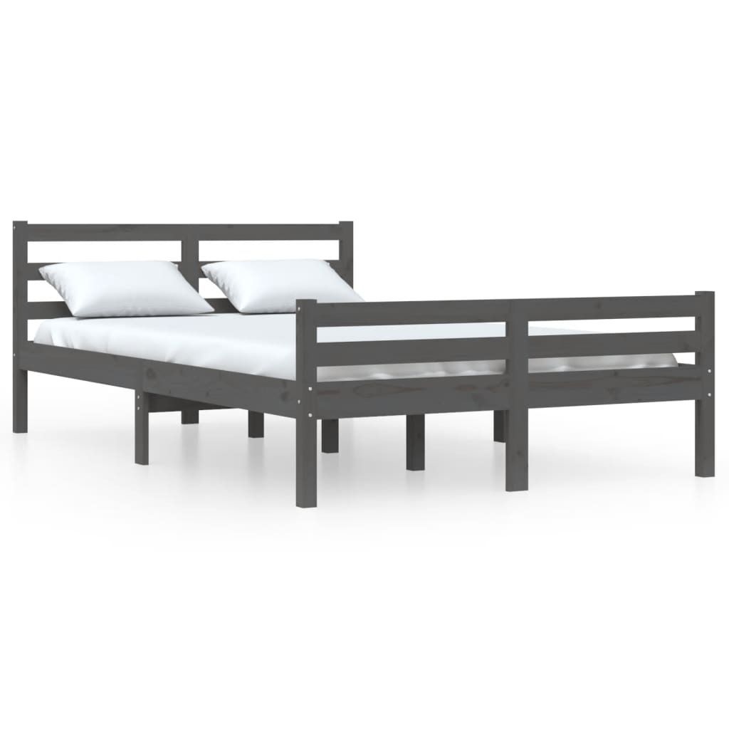 "SALE 2026"Massivholzbett Modernes/Doppelbett - Polsterbett Erwachsene/r /Kind - Grau 120x200cm - Klassische Betten DEMöbel128550