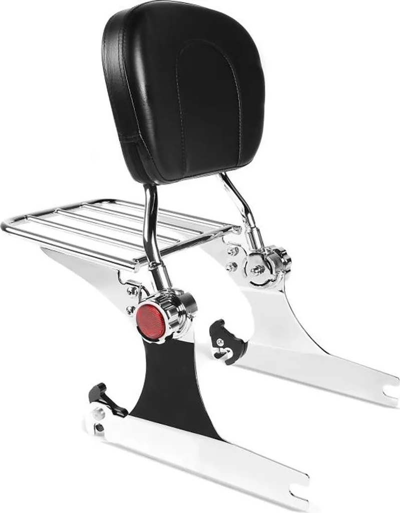Sissybar Chrome avec Fixation Rack pour Harley Dyna Street Bob 2006-2008 - 6