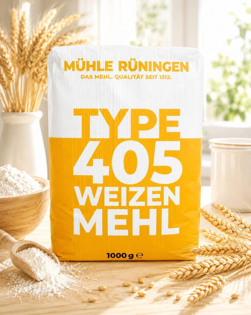 Weizen Mehl Typ 405 - 10 x 1kg Produktbild 