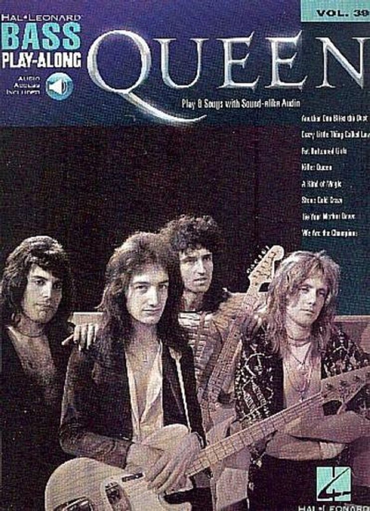 Queen (+Audio Online Access):songbook vocal/bass/tab