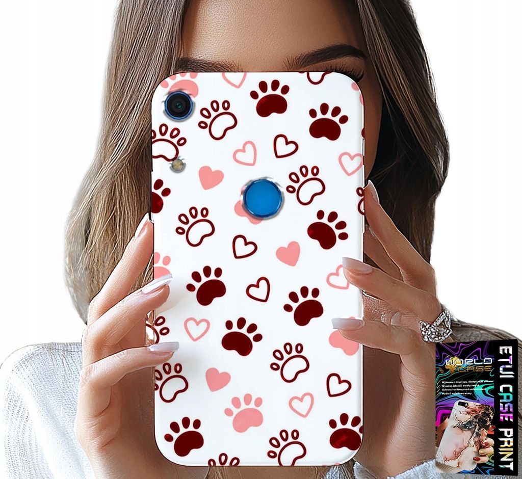 Hülle Für Huawei Y6S - Hundepfoten Auf Weissem Hintergrund, Hund, Katze, Bär