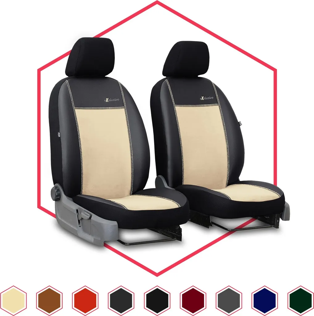 Coprisedili Universali Beige per Citroen Jumpy I | Design 1+1 BUS