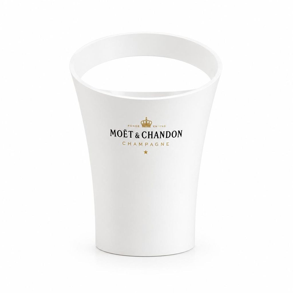 Champagner Kühler aus Acryl – Flaschenkühler für 0,75L Flaschen – Leicht, bruchfest & elegant – passend für Moët & Chandon