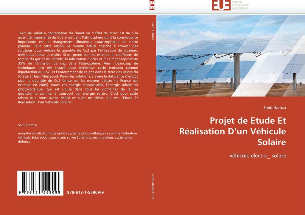 Projet de Etude Et Réalisation D'un Véhicule Solaire