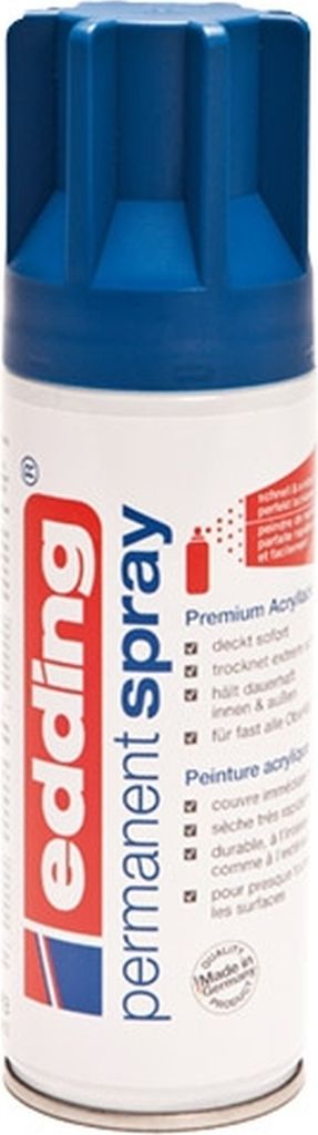 Acryl-Farblack Permanentspray enzianblau seidenmatt RAL5010 Packung mit 6 Stück