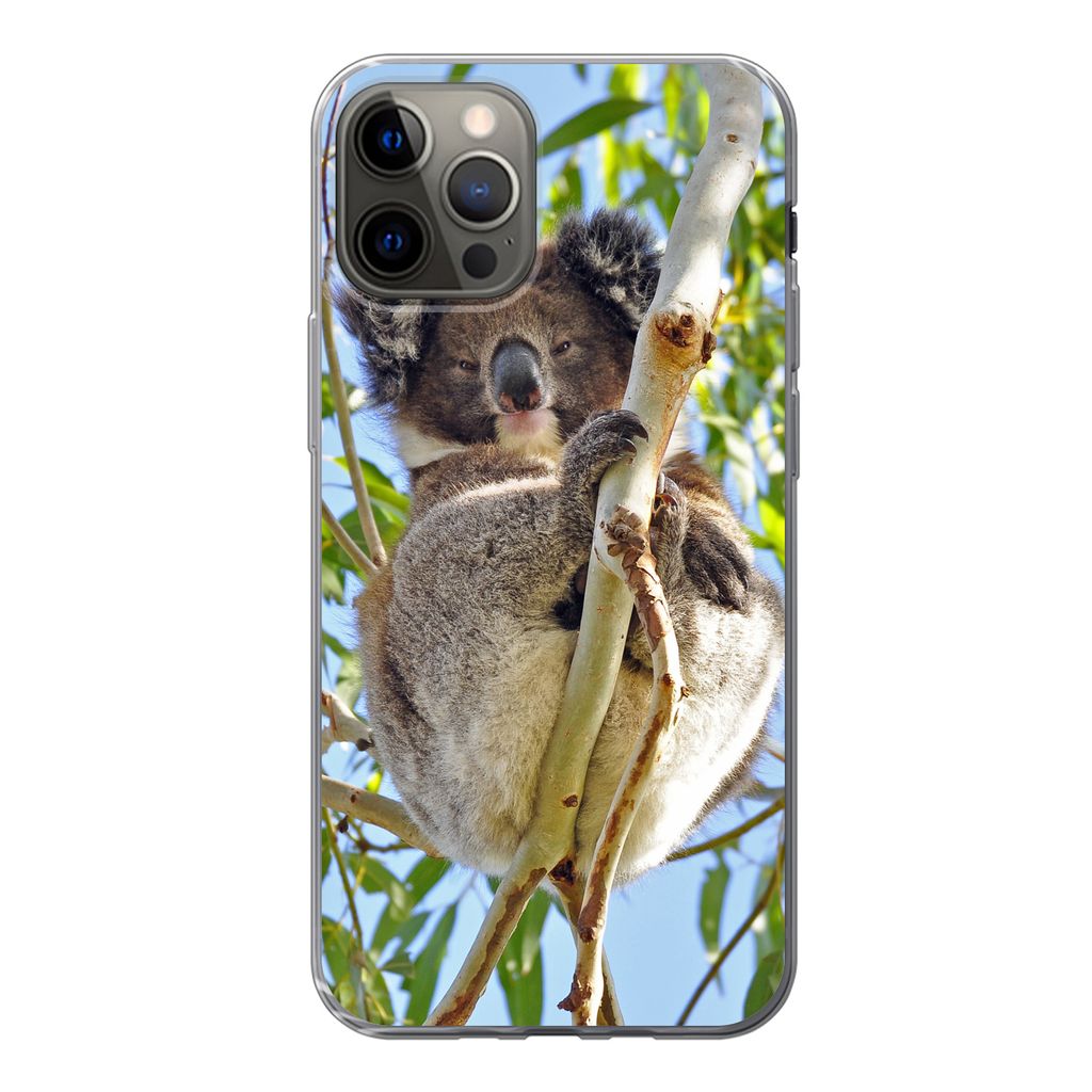 MuchoWow Handyhülle Schutzhülle Hülle für iPhone 13 Pro Koala - Luft - Kinder - Jungen - Mädchen Silikon Softcase Handy Hülle - Handy-Tasche