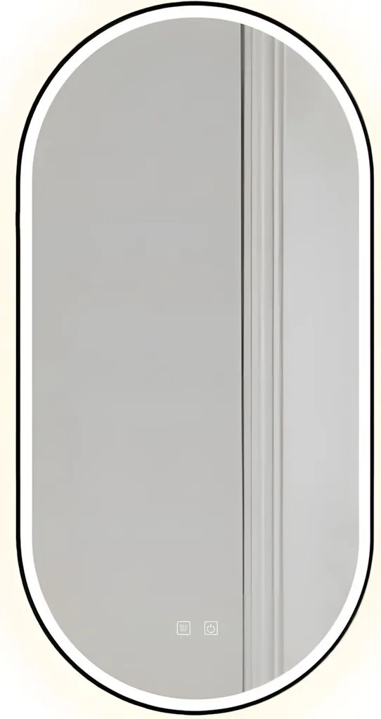 Miroir LED Tutumi OVL 50x100cm Black : Finies les Salles de Bain Sombres !