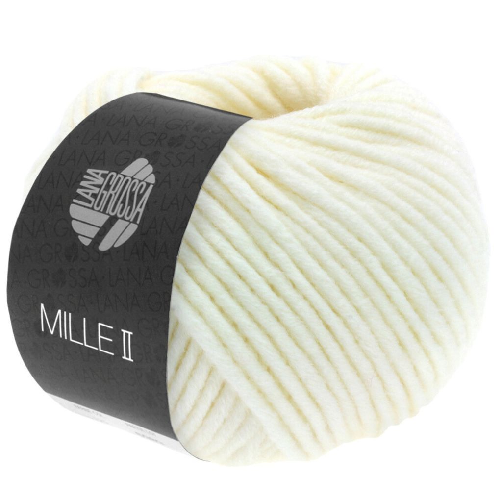 Lana Grossa - Mille II 0017 rohweiß Produktbild 