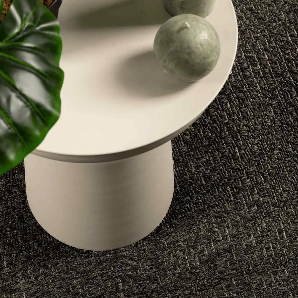 Tapis ZIZUR Anthracite 200x290 cm Aspect Jute - vidaXL pour Salon et Patio