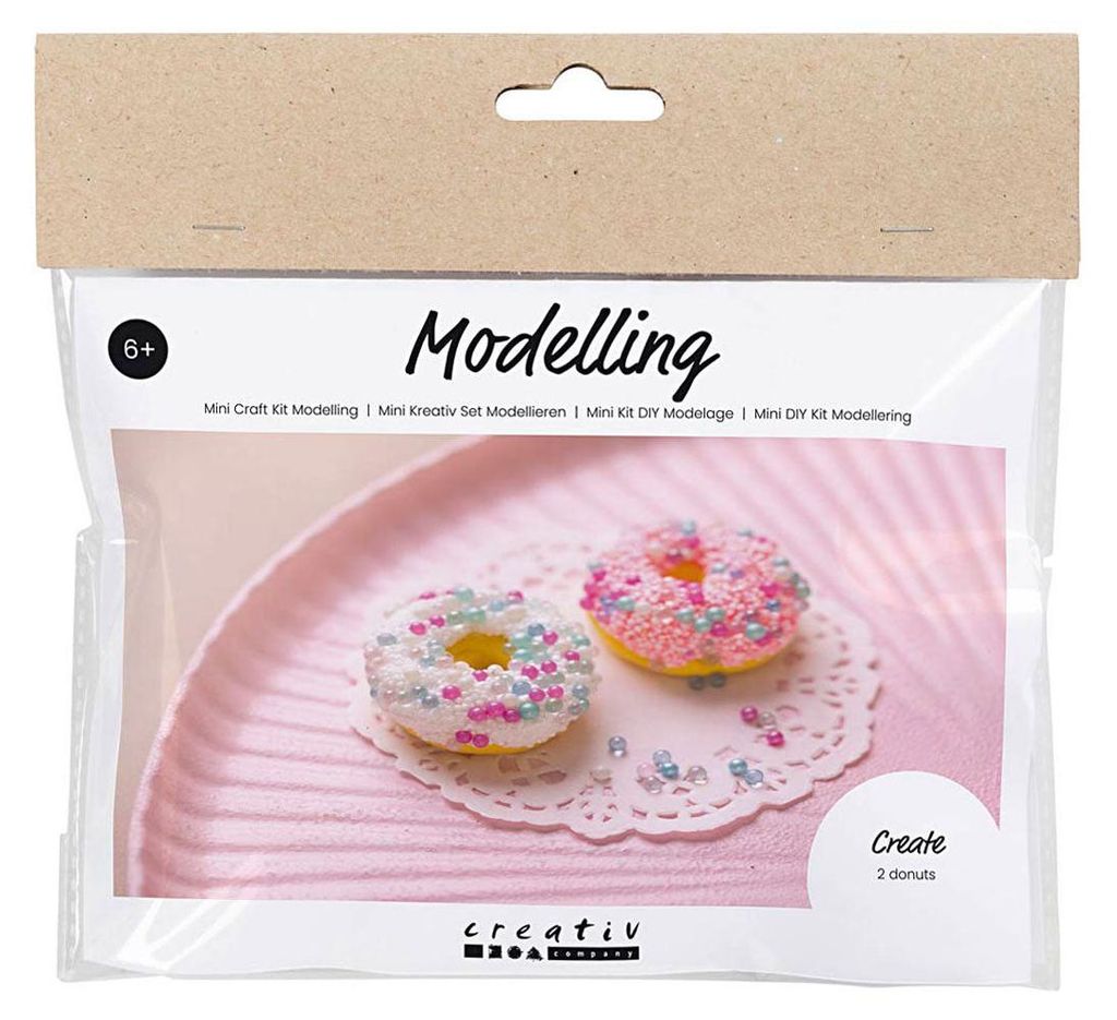 Mini-Bastelset: Donuts modellieren