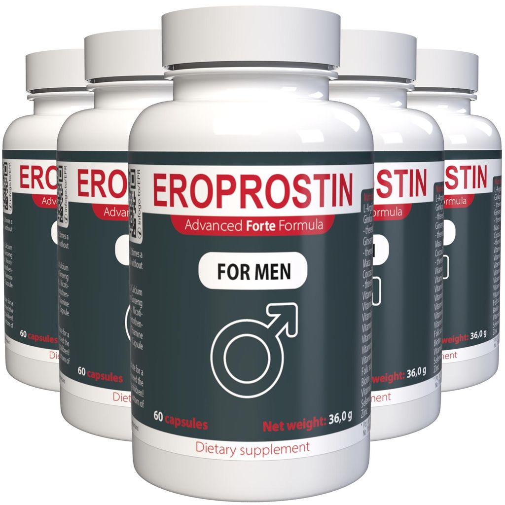 Eroprostin Forte pro muže – 300 kapslí (5x 60 kapslí), Obrázek produktu 