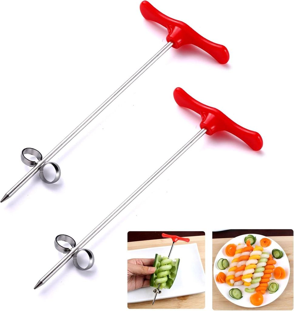 Spiral Slicer Cutter für Gemüse und Obst - 2 Stück