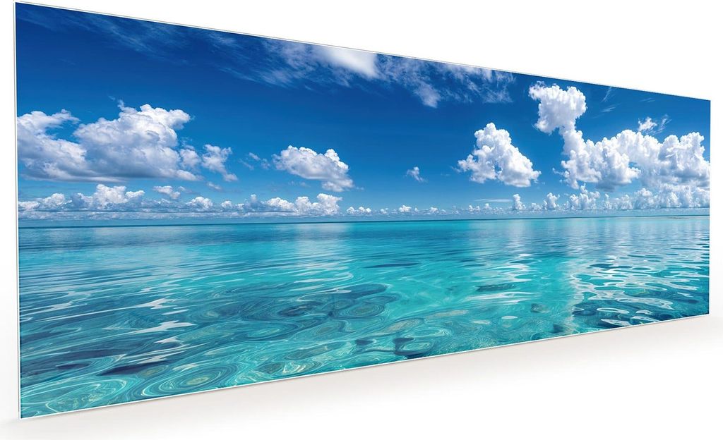 Küchenrückwand Spritzschutz Glas mit Motiv Meereshorizont 40 x 40 cm