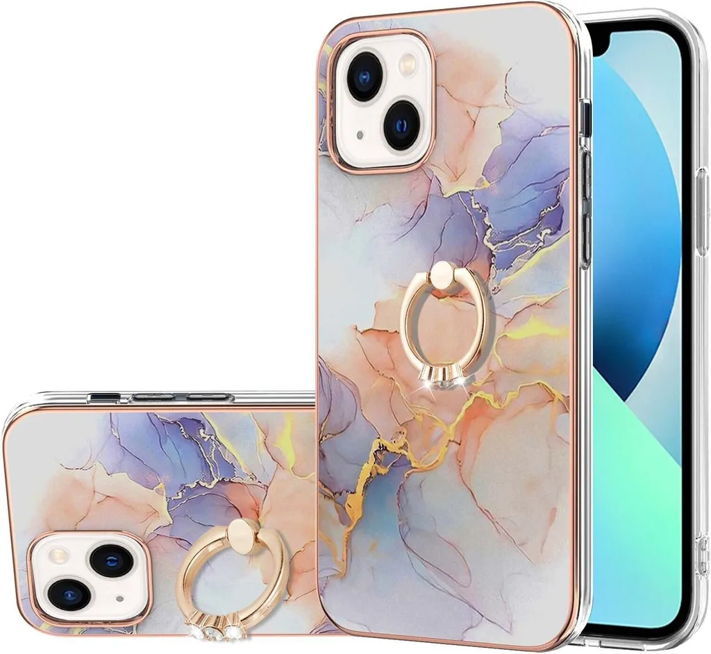 Custodia Protettiva iPhone 14 Plus Silicone TPU Grigio - Shockproof