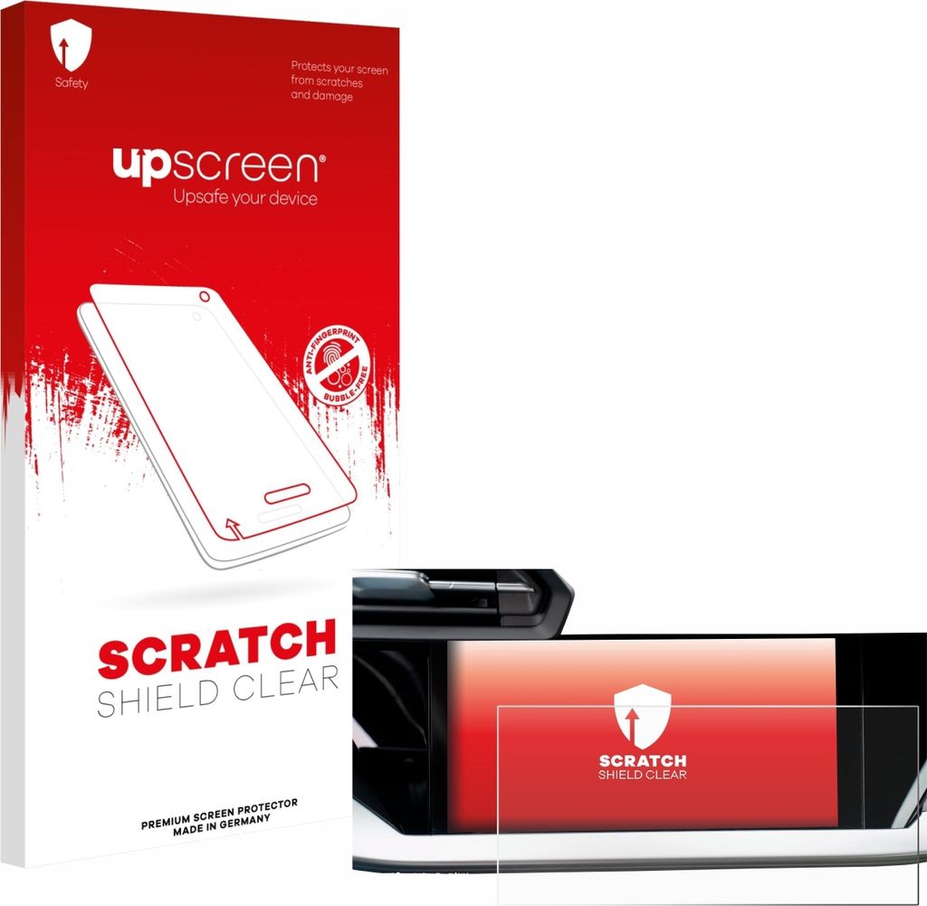 upscreen Schutzfolie für Audi RS 3 Limousine Facelift MMI 2024 Displayschutz Displayschutzfolie Folie Klar Transparent