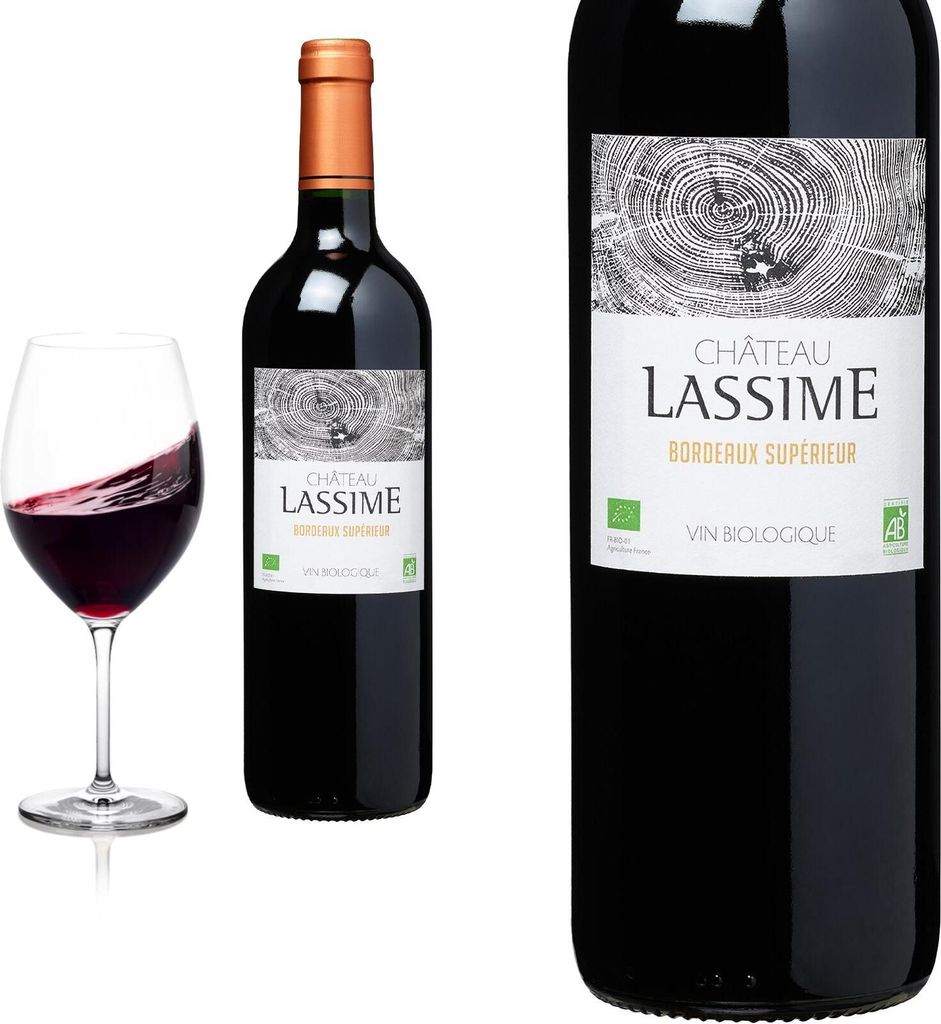 2018 Bordeaux Supérieur Chateau Lassime - Rotwein