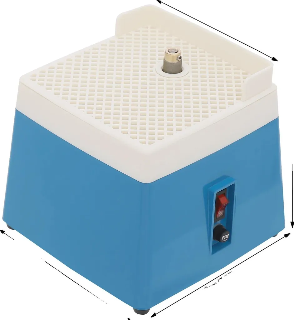 Mini Levigatrice Vetro Elettrica Blu 220V - Kit Smerigliatura Fai-da-Te