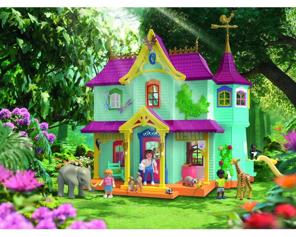 Villa d'animaux multicolore Playmobil - Structure ludique et robuste 0 - 8